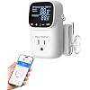 DEWENWILS Smart Temperature Controller, 15A Smart Thermostat with Memory