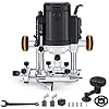RT-004 Plunge Router, 3.25HP/2400W, 1/2" and 1/4" Collet
