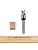 Spiral Flush Trim Router Bit 3/8" Diameter,3/8" Length, 1/4 Shank