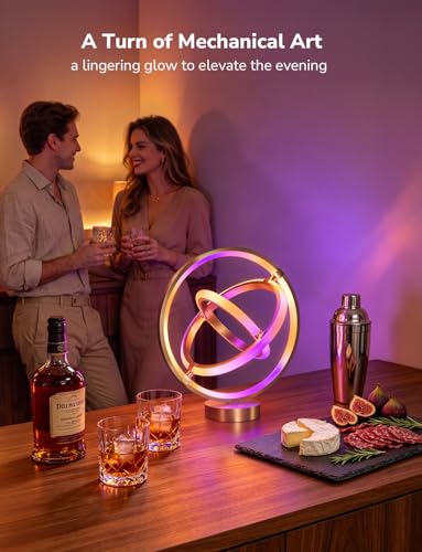Lepro TB1 AI Smart Table Lamp, RGB+IC Addressable Color Changing Desk Lamp