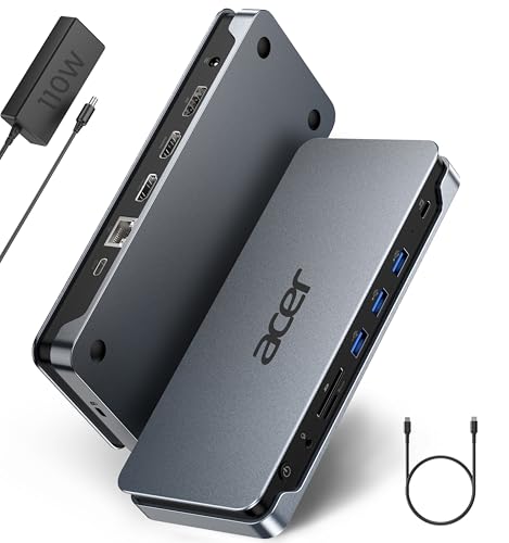 Acer 13-in-1 Laptop Docking Station, USB-C 3 Display | USB Hubs - Image 2