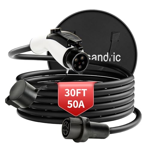 EV Charger Extension Cable 30FT 50A Level 2
