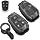 Heavy Metal Key Fob Cover Case for Cadillac CTS SRX XT5 ATS STS CT6 Smart Remote Key fob Cover Accessories(A-Model-Black)