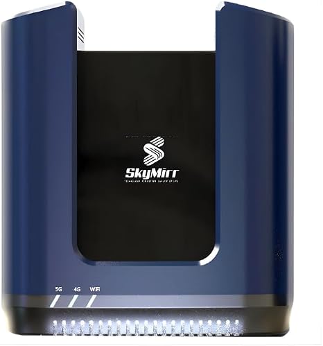 Sky5G Patented AI-Powered Wireless Router - Wi-Fi 7 Quad-Band, 3.4Gbps, 42% Extended Range, 512 Devices, T-Mobile & T-Priority Certified for Office, Rural & Mission-Critical Internet