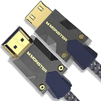 Monster M3000 Ultra High Speed HDMI Cable 4.9 ft, 8K 60Hz, 48 Gbps, HDR, ARC/eARC, 7.1 Audio, Braided Duraflex Jacket, Gold Plated Connectors, HDMI Cable for TV, Gaming, Monitor, Soundbar