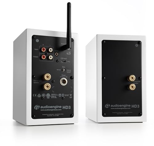 Audioengine A2 HD (HD3) Wireless Computer Speakers – Bluetooth Desktop