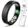 Smart Ring for Women Men, Health Fitness Tracker Ring with Heart Rate/Sleep Tracker/Blood Oxygen/HRV/Stress/Calorie/Steps, IP68 Waterproof for iOS & Android, No APP Fees(Black,9#)