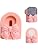 Charger Dock for Apple Watch Ultra/10/9/8/7/6/5/4/3/2/1/SE2/SE, iWatch Cute 3D Bow Tie Silicone Charging Desk Stand Holder, Pink Bow
