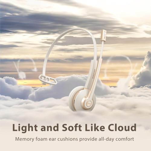 Bluetooth Headset with Microphone USB Dongle for Work