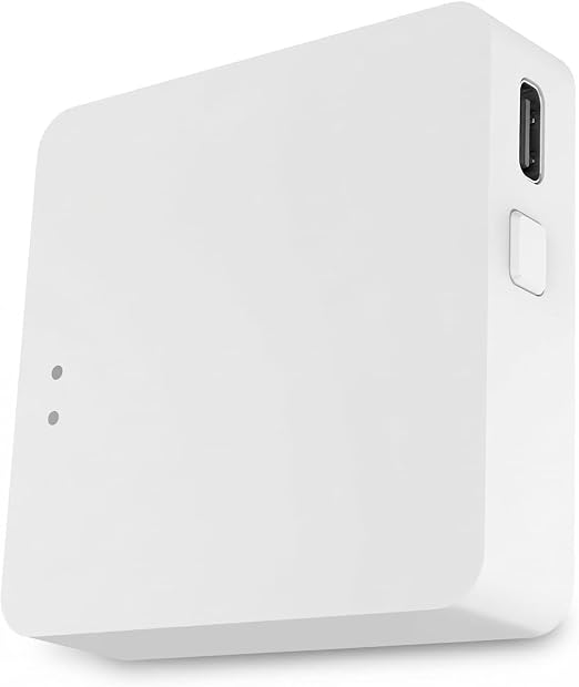 Smart Multi-Mode Gateway, Zigbee 3.0 & Bluetooth Mesh Hub, Tuya Smart Life App Control, Compatible with Alexa & Google Home, 2.4GHz Wireless Bridge (White)