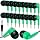 Kanayu 100 Pack Wired Earbuds Bulk for Classroom, 3.5MM No Mic,Green