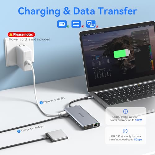 USB C Docking Station Dual Monitor Triple Display US | USB Hubs - Image 6
