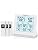 Geevon Indoor Outdoor Thermometer Wireless with 3 Remote Sensors, Digital Hygrometer Thermometer, Temperature Gauge Humidity Monitor with Backlight, 200FT/60M Transmission Range