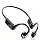 Fanisic Bone Conduction Headphones, Bluetooth 6.0 Open Ear Headphones with Mic, Type-C Quick Charge. Long Battery Life, IPX5 Sweatproof, Lightweight Comfortable for Office, Sports, and Driving(Black)