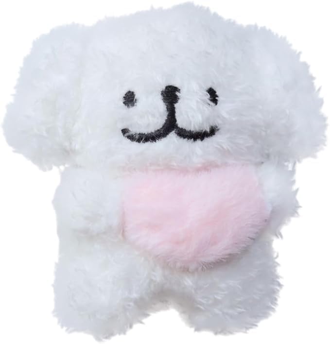 SGVAHY Furry Case for AirPods Pro 3rd Generation, Funny Cute 3D Cartoon Plush Design Puppy Apron Bear Soft Warm Fluffy Cover for Airpods Pro 3 Keychain Anti-Fall Protective Case Women Girls