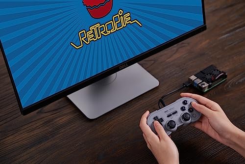 8Bitdo SN30 Pro Retro Classic GamePad USB Wired Controller - Gray
