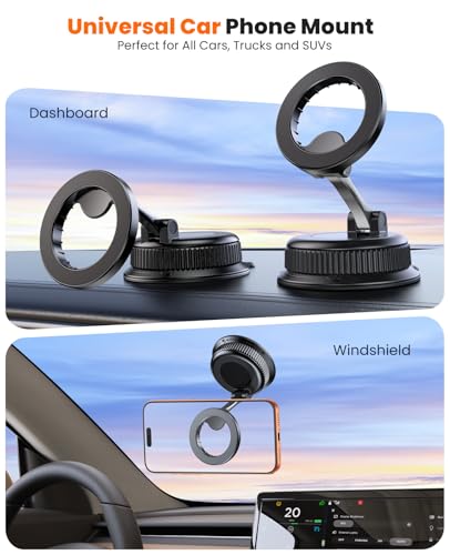 Magnetic Car Phone Holder — Secure MagSafe Mount - Image 3
