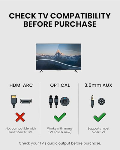 Avantree Ensemble - Wireless Headphones for TV Watching for Seniors