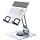 JETech Swivel Tablet Stand for 4-13" Tablets and Phones, Silver