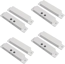4 Sets NC Wired Door Alarm Magnetic Contact Sensor with Double Side Tape