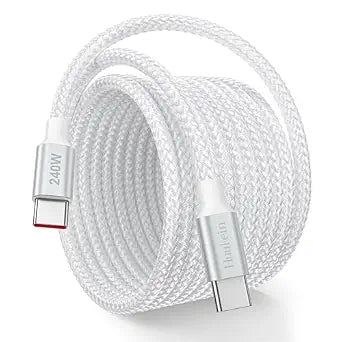 Huukein 240W USB C to USB C Cable 10ft, Long USBC Cable Fast Charging