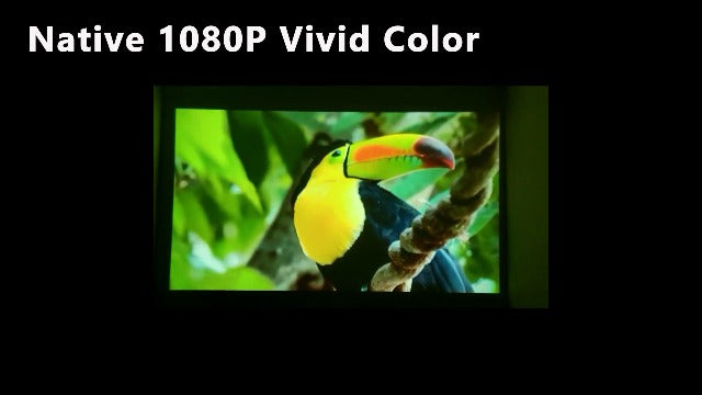 FUDONI Projector with 5G WiFi & Bluetooth, Native 1080P 18000L Portable