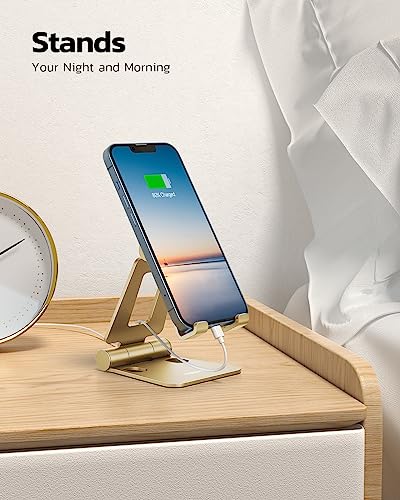 Nulaxy Full Aluminum Dual Folding Cell Phone Stand f | Phone Accessori - Image 4