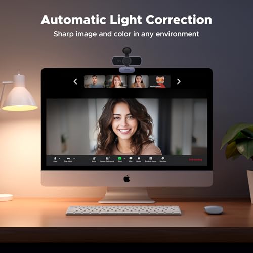 UGREEN Webcam for PC Ultra HD 1080P Computer Webcam with Microphone
