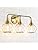 Gold Bathroom Vanity Light 3-Lights Bathroom Light Fixtures Over Mirror with Clear Glass Shade 22.4 inch Wall Sconce Lighting Bath(Exclude E26 Bulb)