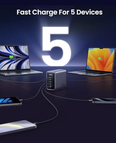 UGREEN Nexode 300W GaN Charging Station, 5-Port 140W | Charging & Powe - Image 4
