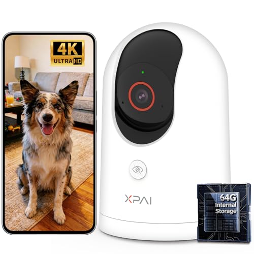 4K UHD Indoor Camera, 64G Built-in Storage No Subscr | Home Security C - Image 2