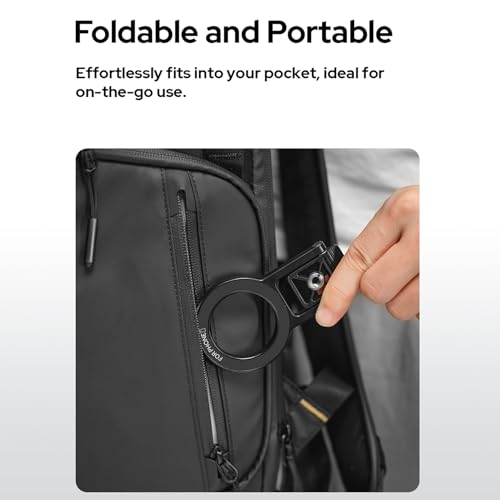 GODOX Magnetic Phone Stand Foldable Dual-Side Mount Tripod Holder with N52 Magnet Portable Multi-Position Design for 12-17 MA5R Light Camera Accessories