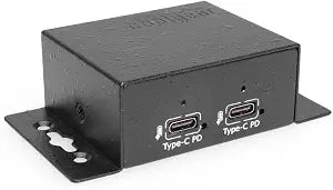 Coolgear ChargeIt! Mini 200W Type-C PD Charger - Dual 100W Ports, Fast Charging, Screw Lock Compatible