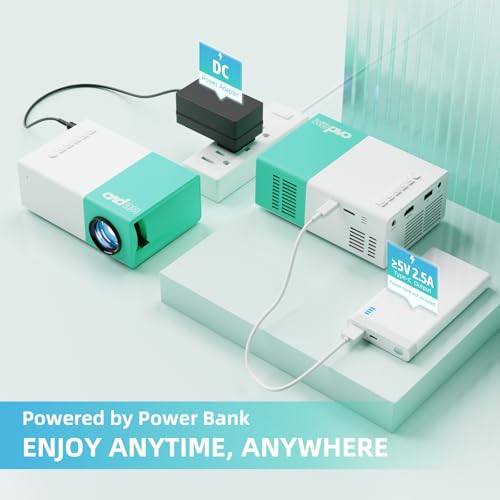 Mini Projector Portable for Gift, Led Outdoor Movie Projector