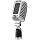 CAROL CLM-101 Retro Microphone, Wired Vocal Microphone for Singing, Black
