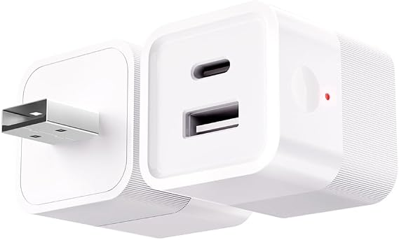 Tuya app Micro WIFI USB adaptor, Smart 5-12V DC outlet Switch,Remote Timer your USB device by Phone app,Compatible with Alexa Google Home