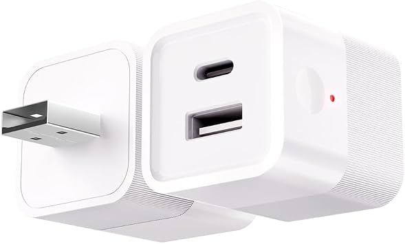 Tuya app Micro WIFI USB adaptor, Smart 5-12V DC outlet Switch,Remote Timer your USB device by Phone app,Compatible with Alexa Google Home