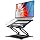 Urmust Adjustable Laptop Stand for Desk, 10-15.6“ Laptop Riser, Black