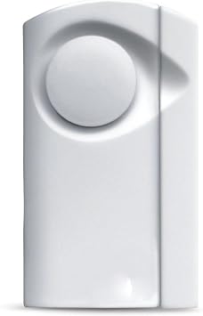 Newhouse Hardware DSCHM Door Alarm Sensor for Door Opening, Kids and Elders Safety, Burglar Alert, White, 1-Pack