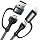 4 in 1 Charging Cable, USB C Lightning Adapter USB C to USB C 60W PD [Fast Charging & Data Sync] 4 in 1 Multi Charger for iPhone 16 15 14 13 12,MacBook Pro 2023 iPad mini 6/Pro,Samsung Galaxy S22 S21