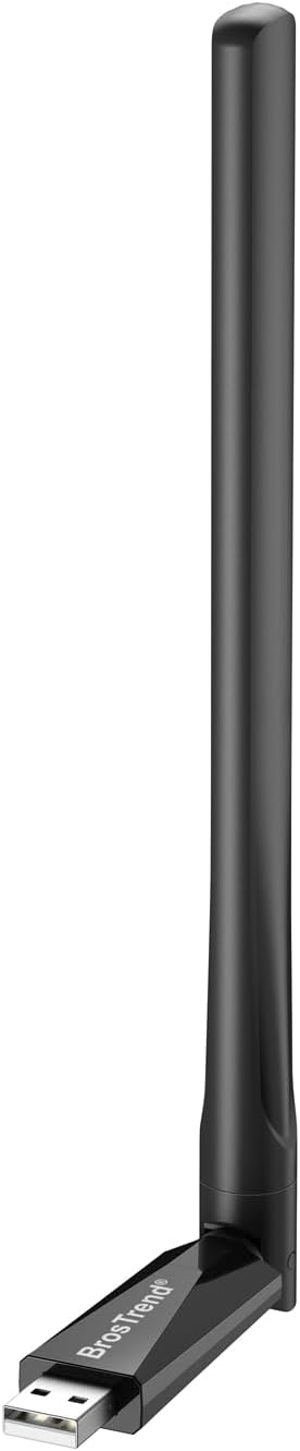 BrosTrend 650Mbps Linux Compatible WiFi Adapter for Ubuntu, Raspberry Pi OS