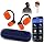 AI Translator Earbuds Real Time - 164 Languages Translation Headphones, Audio and Video Calls Wireless Bluetooth Interpreter Device for Business, Travel, Learning - Orange