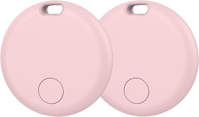 Bluetooth Tracker Tag for Android 2-Pack – GPS Item Finder for Keys, Wallet & Luggage, No Monthly Fee
