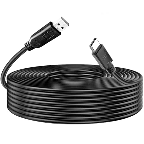 YOTETION 75FT Long USB2.0 A to C Cable, USB Male to Male, Compatible with Hard Drive, Camera, DVD Player, TV, Flash Drive, Hub, Monitor, Speaker, and More