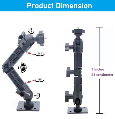 Brio Webcam Mount, Wall Stand Holder Compatible with Logitech C920x C925e C922x C920 C930e C615 Brio StreamCam MX-Brio 4K Webcams