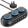 200W GaN Desktop Charging Station, 8-in-1 Desk Accessories with RGB Lights