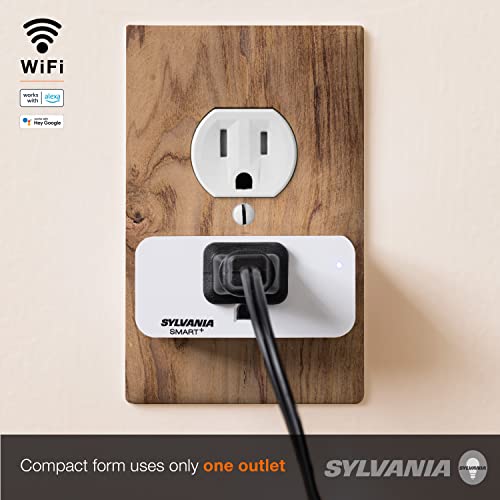 Sylvania WiFi Smart Plug, Voice Control, Compatible | Smart Home - Image 6