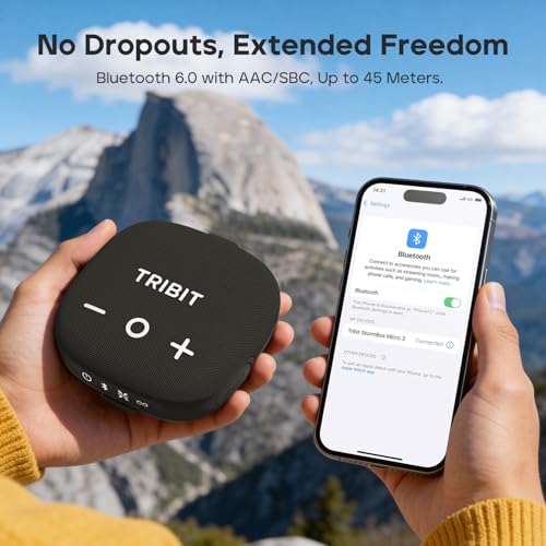 Tribit StormBox Micro 3 Portable Bluetooth Speaker, 13W, IP68 Waterproof