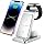 Wireless Charging Station for iPhone 17 16 15 14 13 12 Pro Max Plus Air, 3 in 1 Wireless Charger Stand for Multiple Devices, iWatch 11 10 9 8 7 6 5 4 3 2 SE Ultra Silver