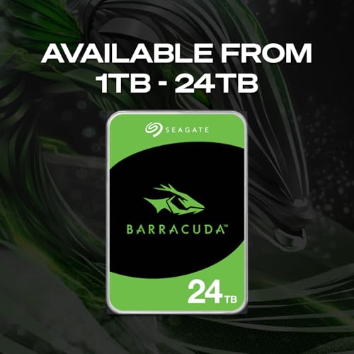 Seagate BarraCuda 4TB Internal Hard Drive HDD – 3.5 Inch Sata 6 Gb/s 5400 RPM 256MB Cache For Computer Desktop PC – Frustration Free Packaging ST4000DMZ04/DM004